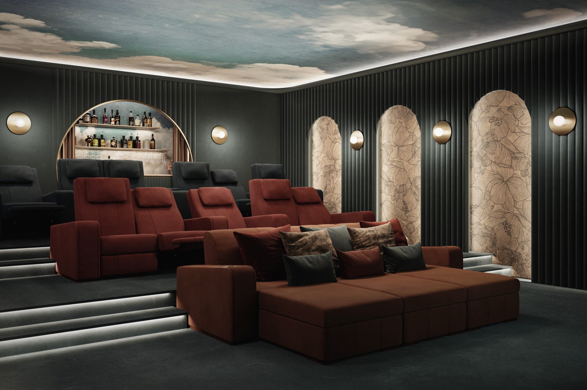 Comfort thuisbioscoop loungestoel