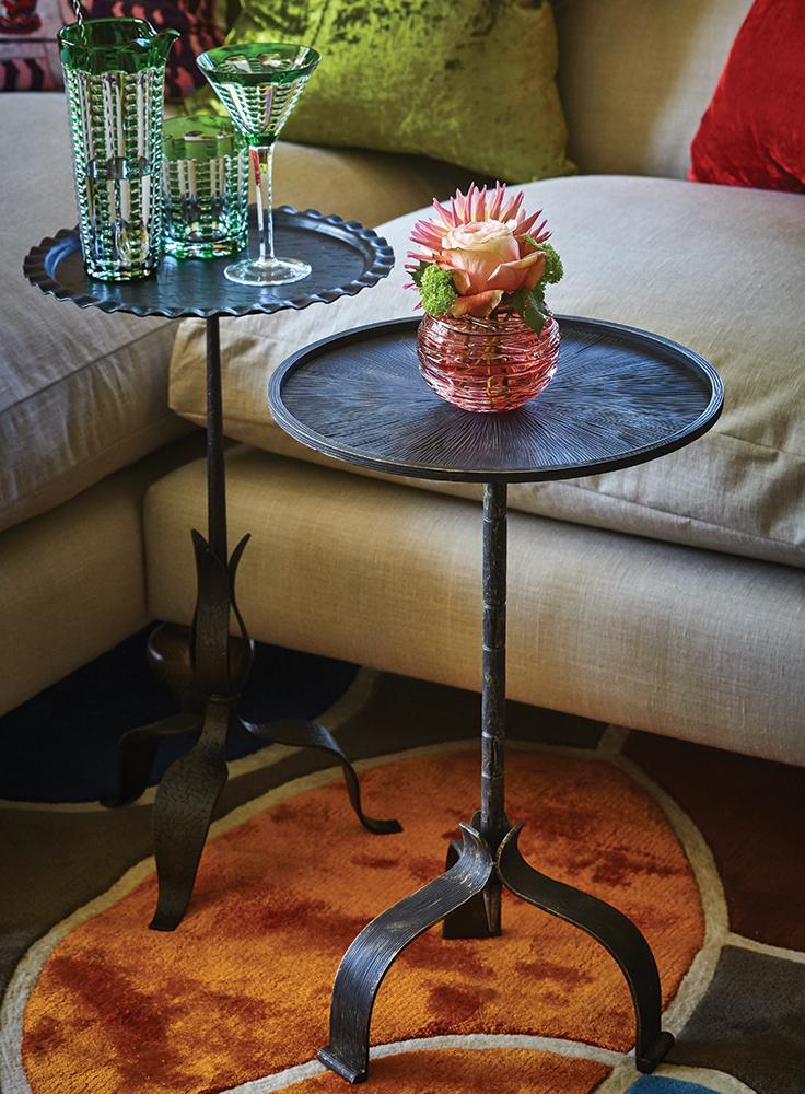 Ida cocktailtafel met gebronsd afwerking