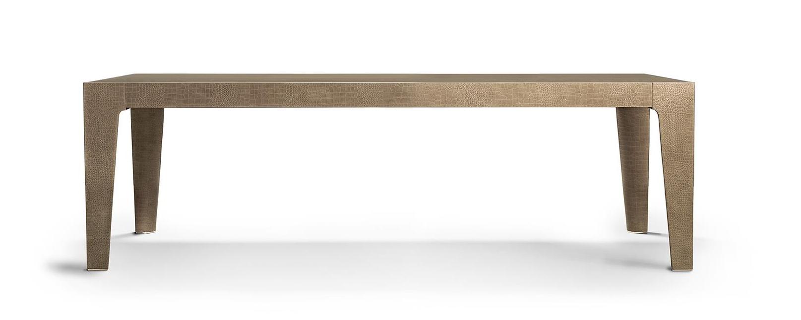 Leren consoletafel