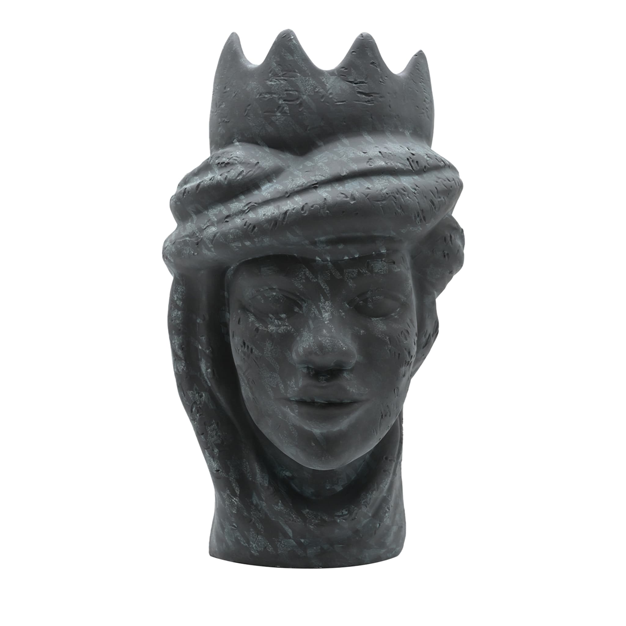 Moor's Head grijze sculptuur