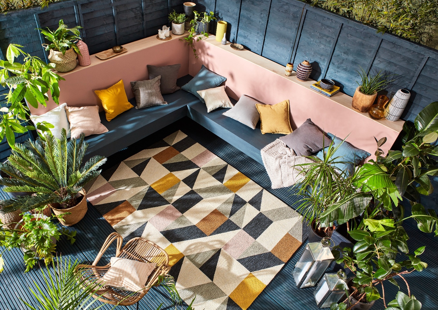 Nuevo-blush outdoor tapijt | Maat: 200 × 280 cm