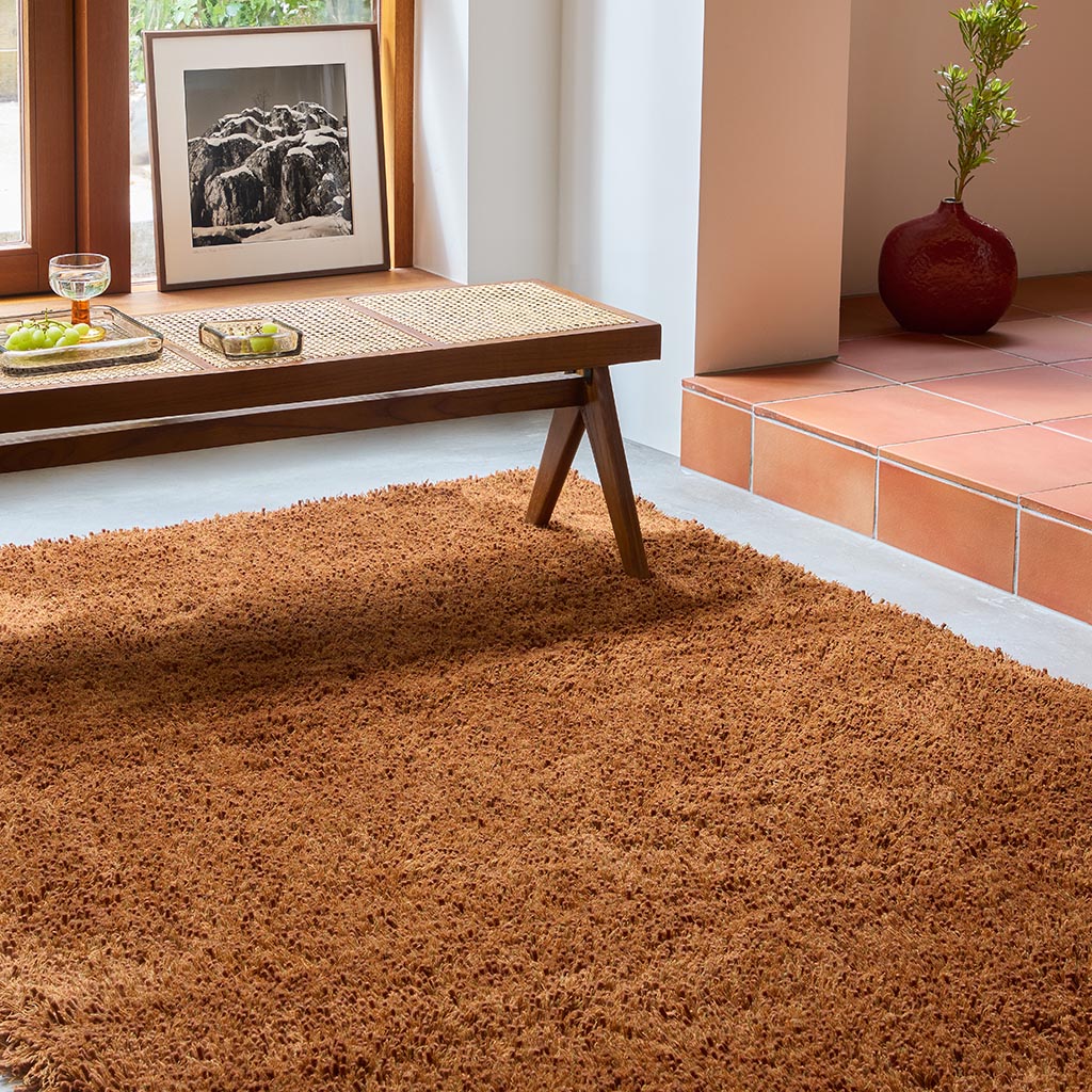 Sprout Terracotta vloerkleed | Maat: 140 × 200 cm