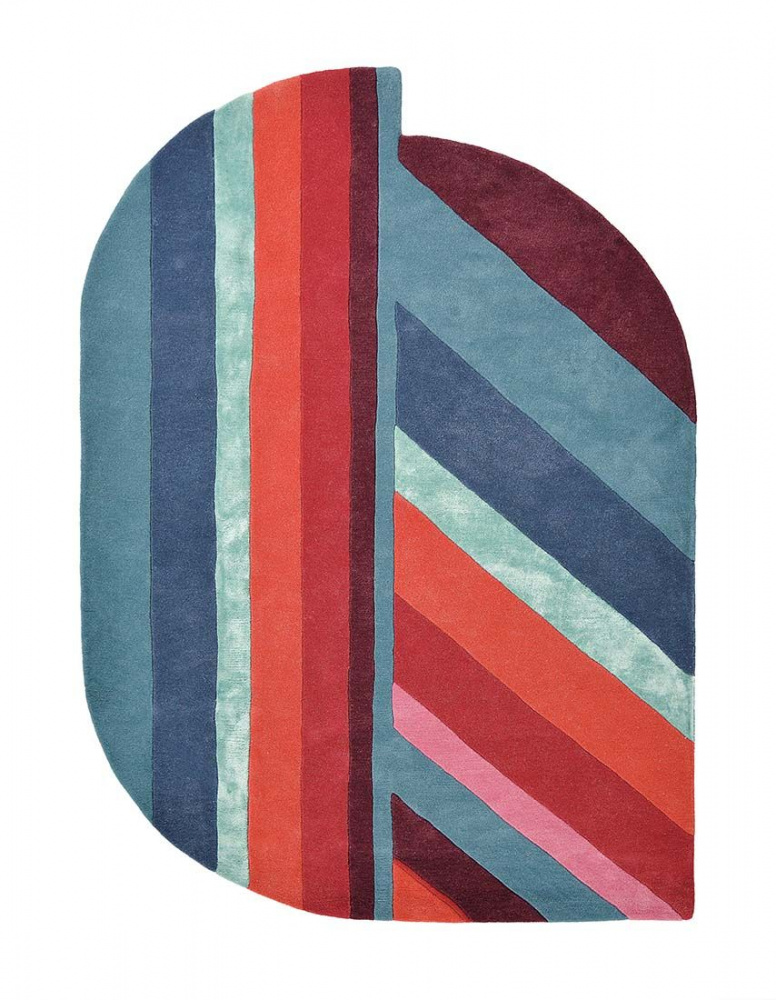 Jardin blauw tapijt | Maat: 250 × 350 cm