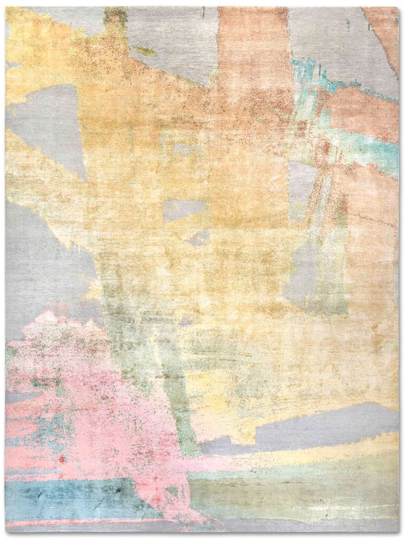 Pastel Sun handgeweven tapijt | Maat: 140 × 210 cm