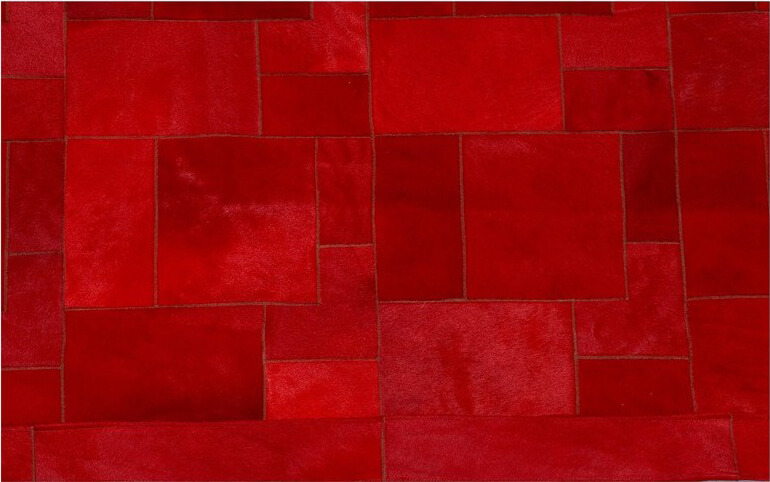 Puzzle col.5 koeienhuid tapijt | Maat: 180 × 260 cm