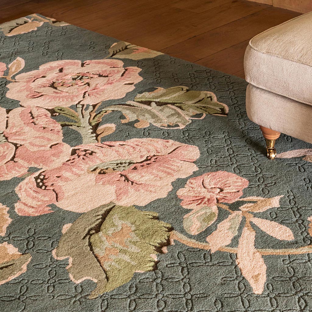Aylworth trail varengroen tapijt | Maat: 250 × 350 cm