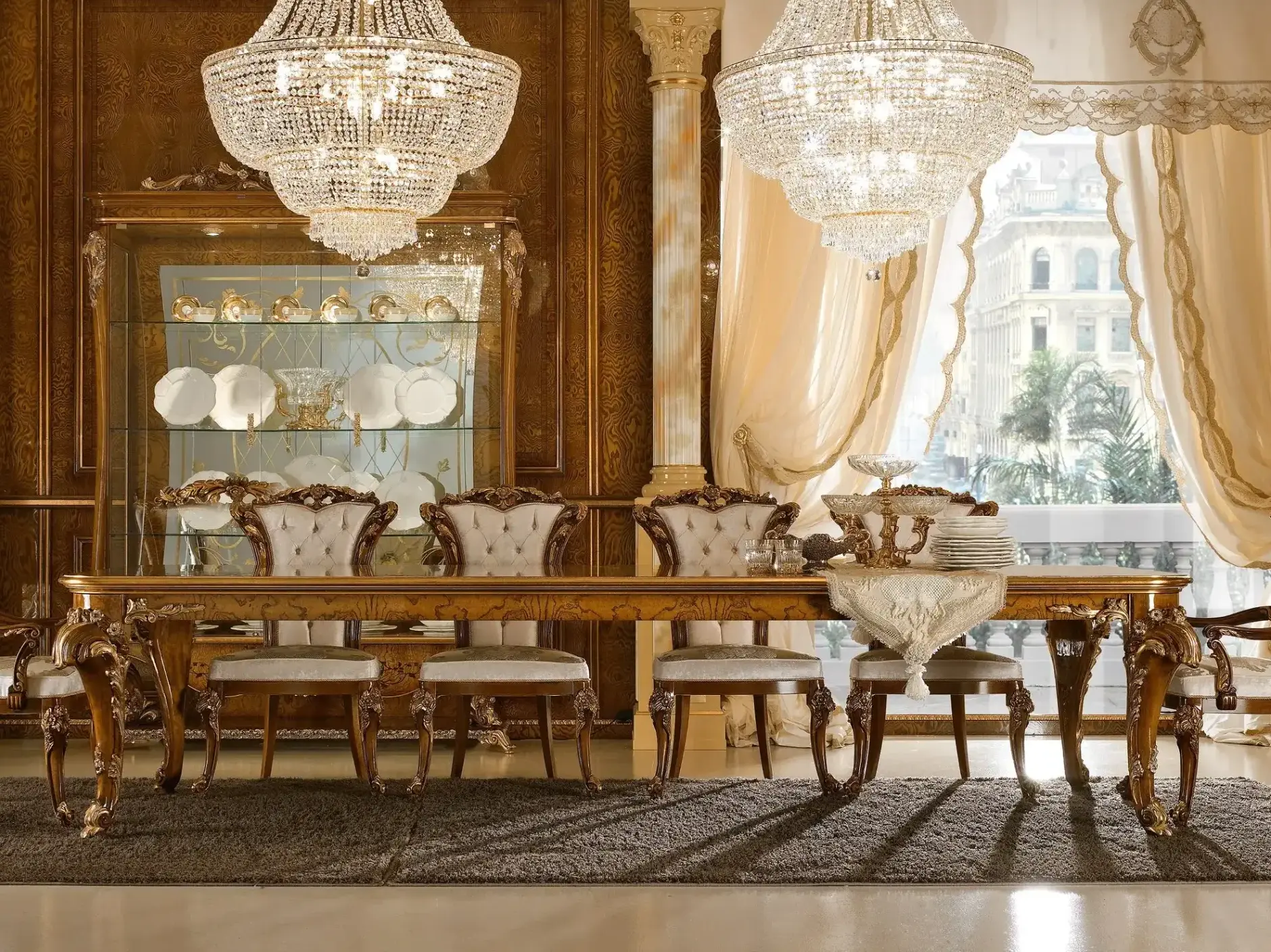 Italiaanse luxe eettafel