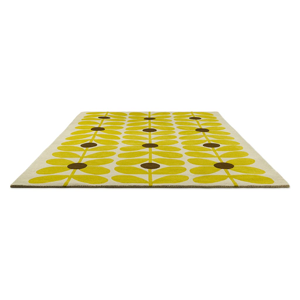 Sixties Stem Yellow vloerkleed