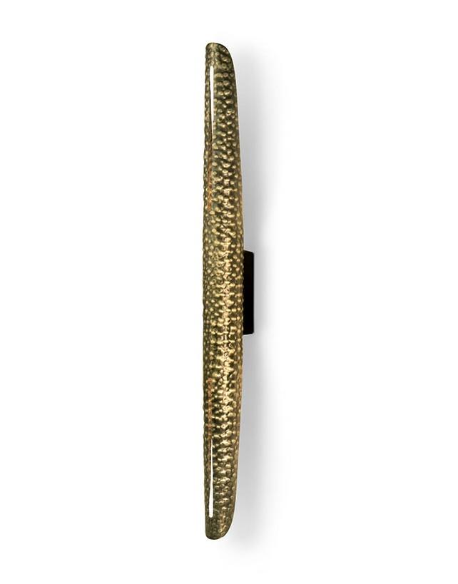 Fierce messing wandlamp
