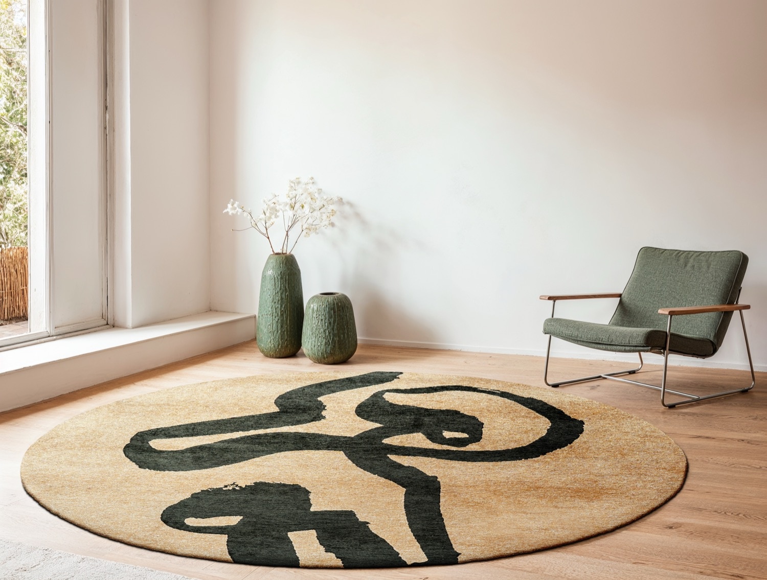 Garden Spirit rond tapijt | Maat: Ø 140 cm