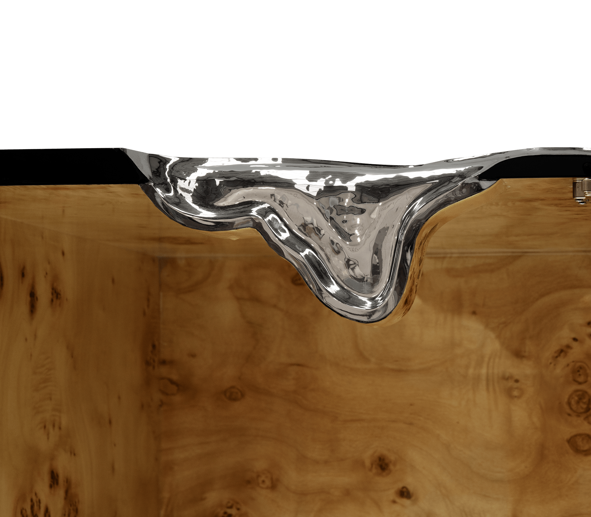 Fissure zilver en zwart dressoir