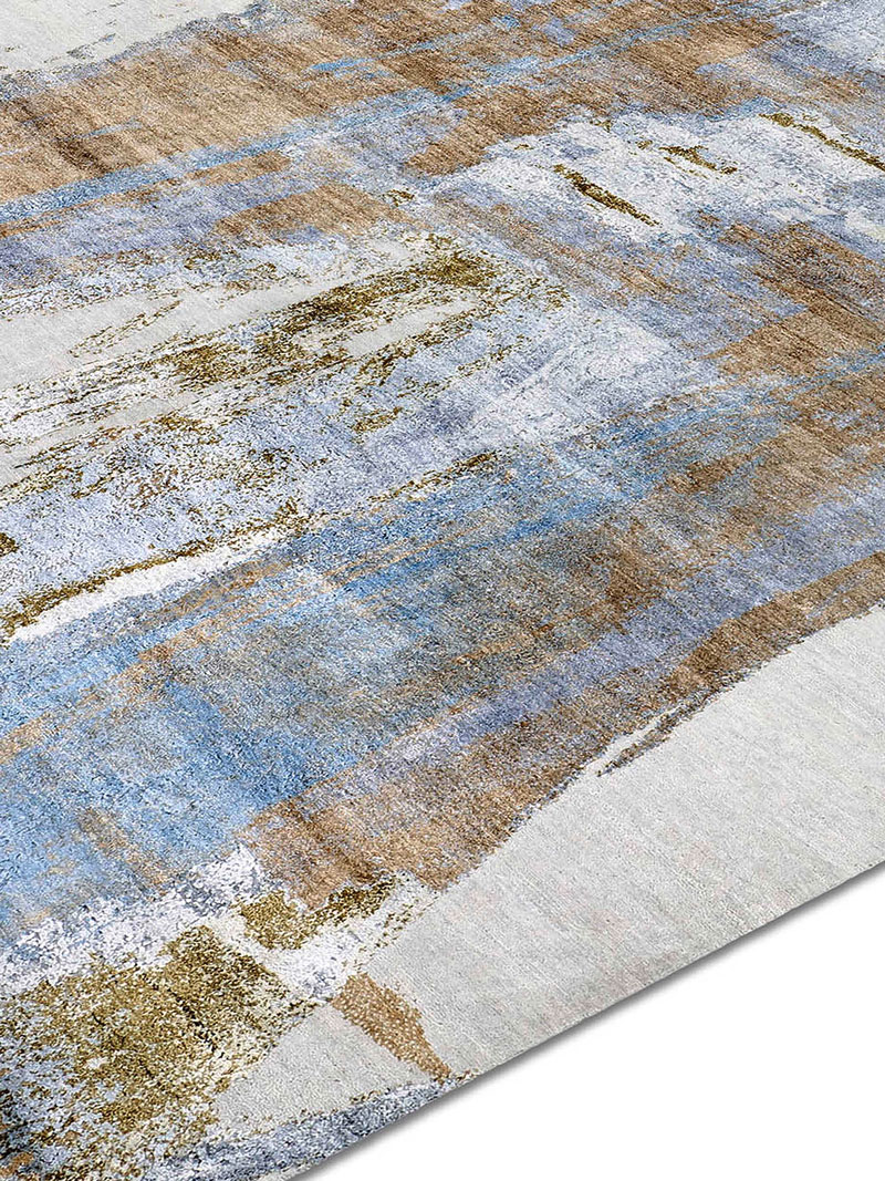 Gold Rust handgeweven vloerkleed
