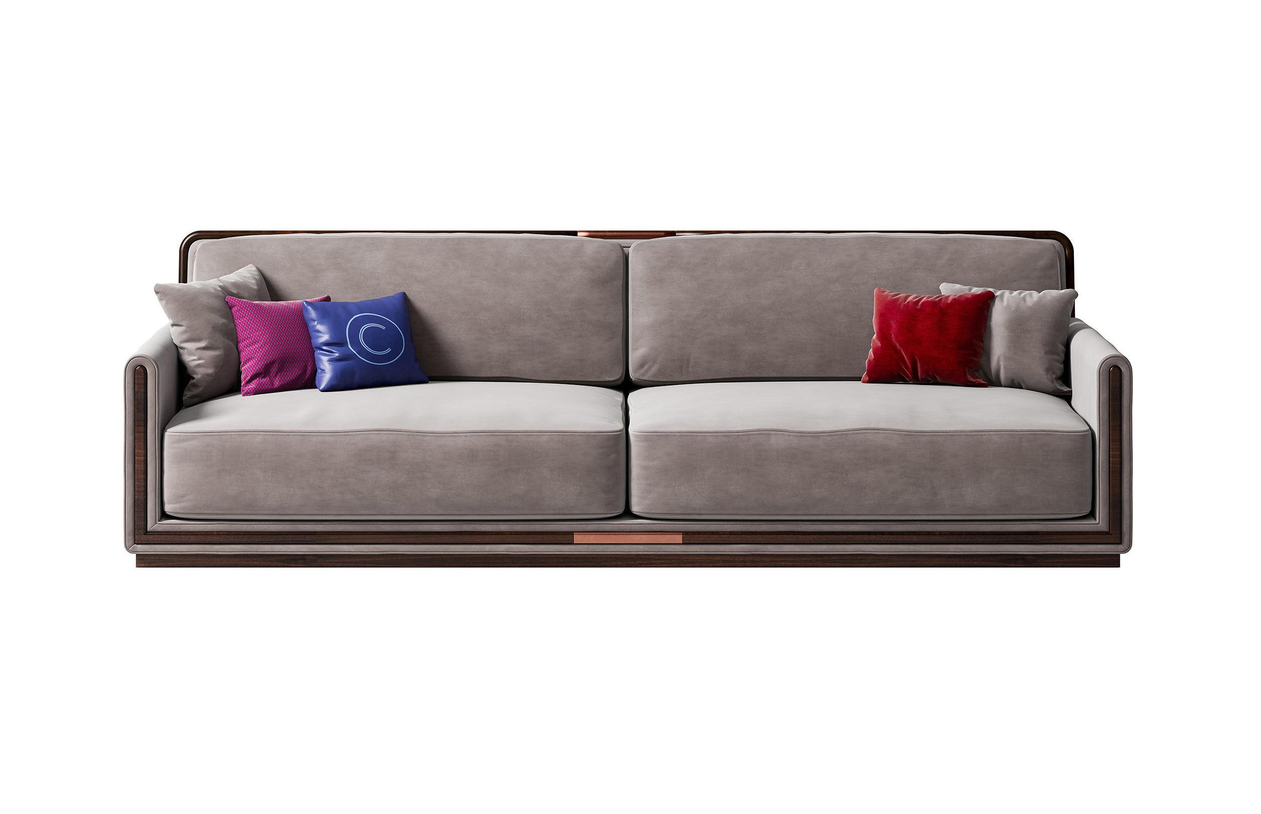 3-zits leren bank | Configuratie: 3-Seat Extra