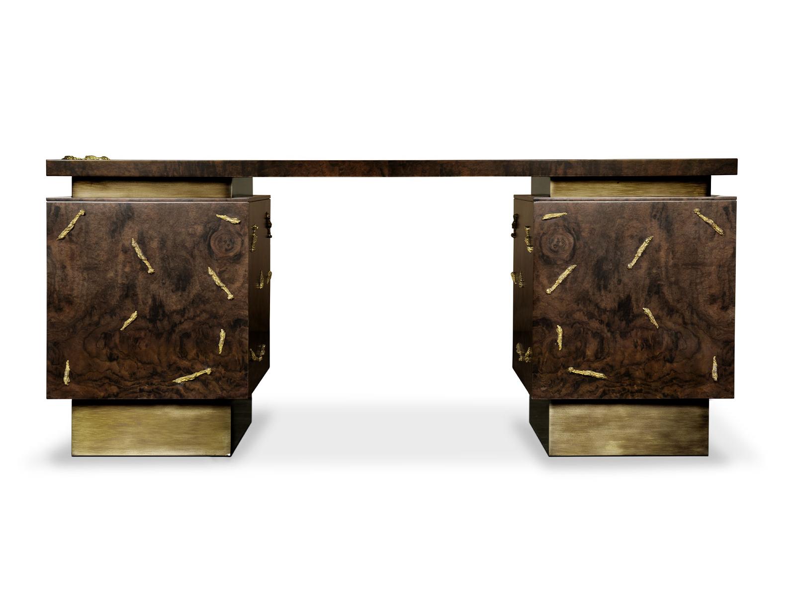 Designer houten bureau