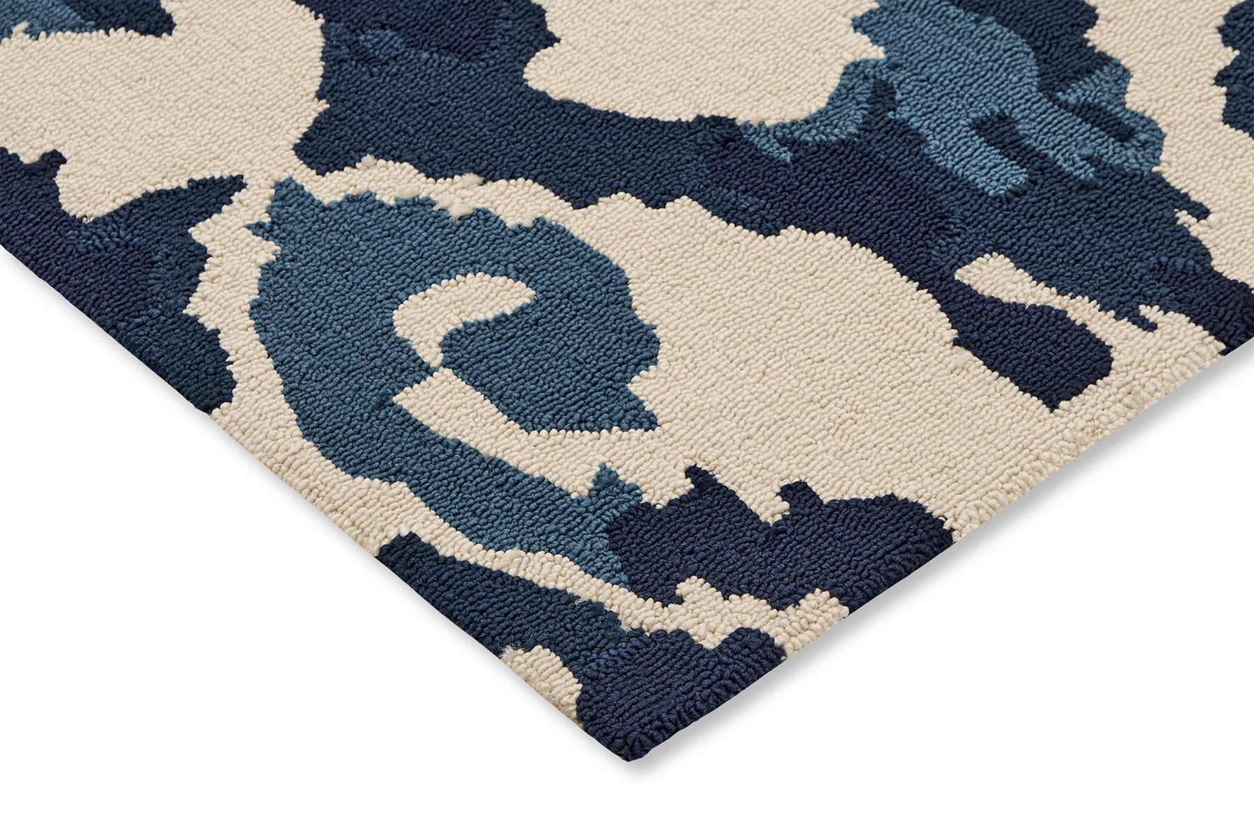 Kasuri indigo outdoor tapijt | Maat: 140 × 200 cm