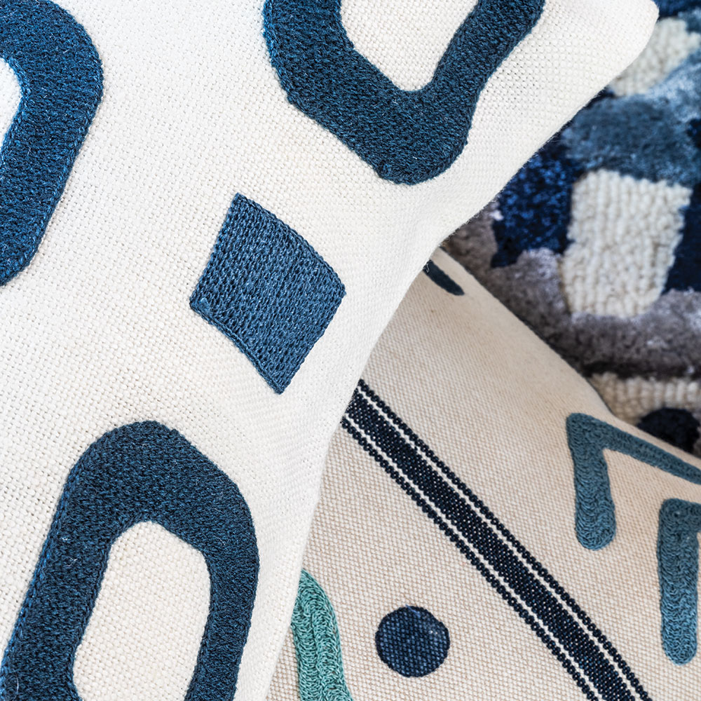 Maakola Indigo 50 × 50 kussen