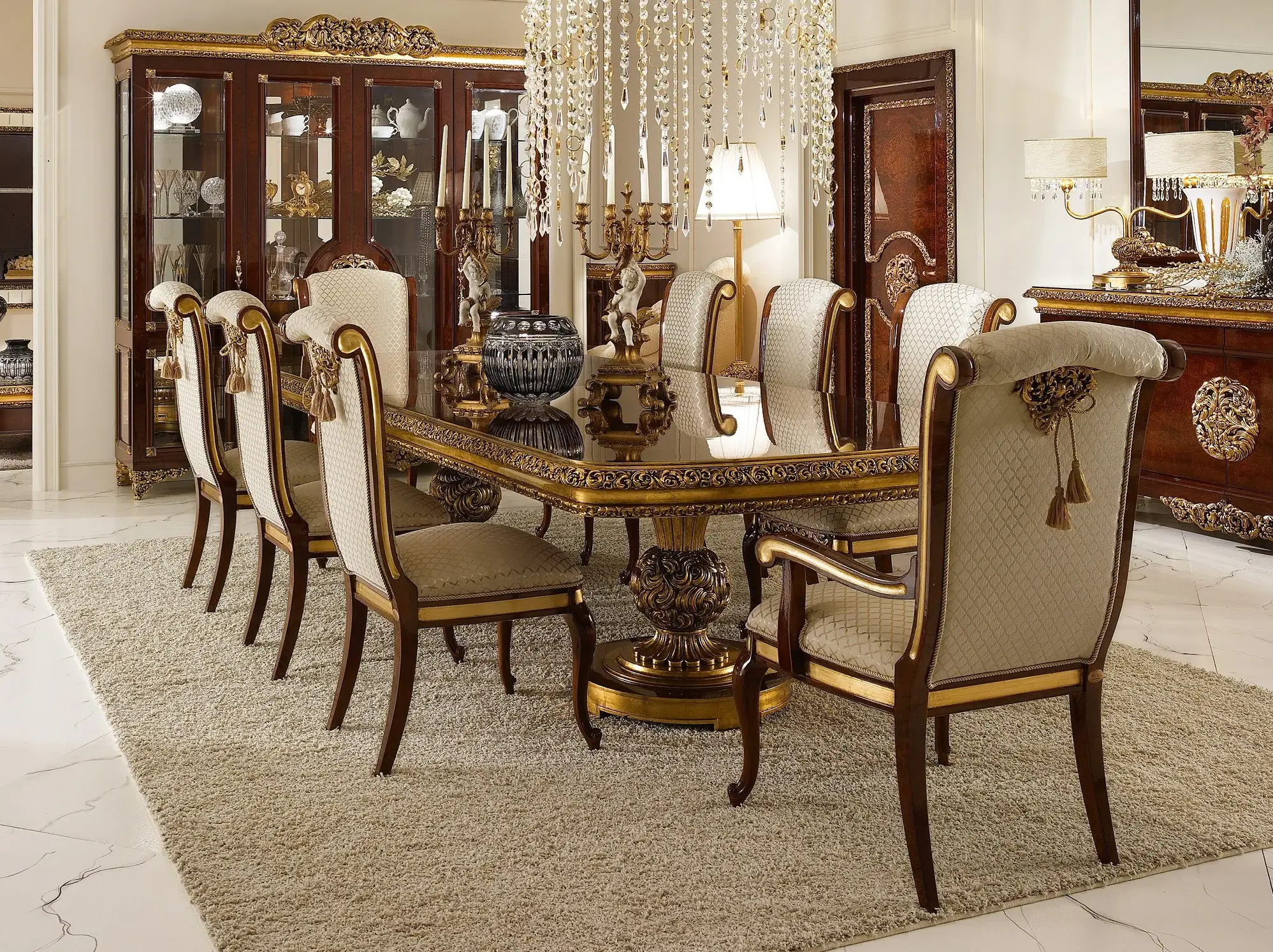 Elegance klassieke eettafel | Configuratie: Vast