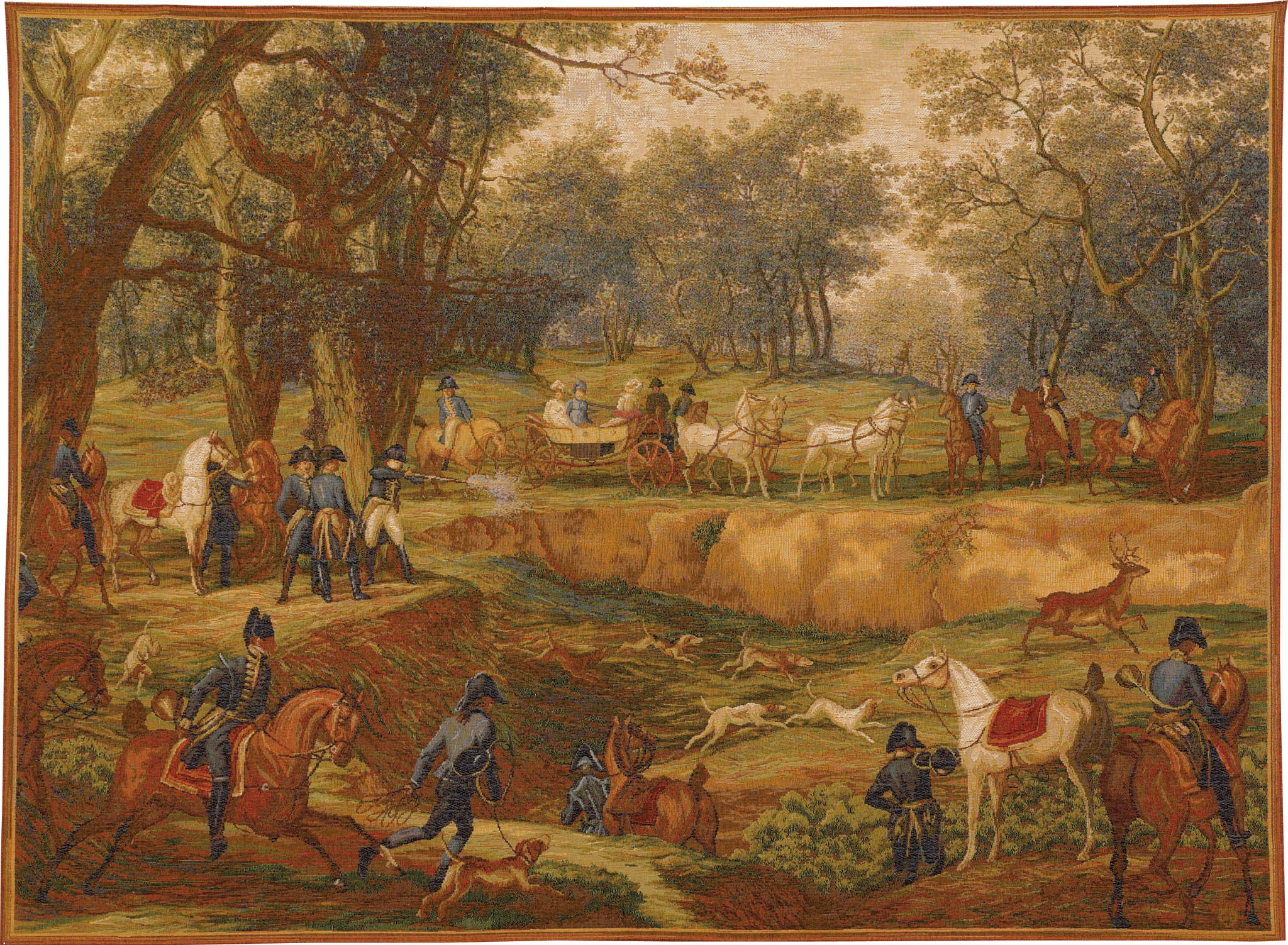 Napoleonic Hunt wandtapijt