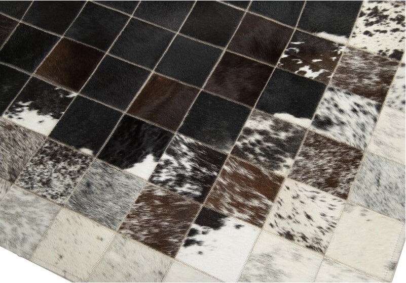 Mozaïek col.2 koeienhuid tapijt | Maat: 200 × 300 cm
