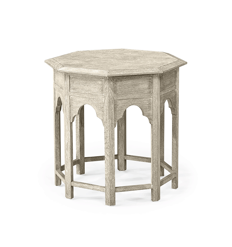 Tanjina Venetian White Oak bijzettafel