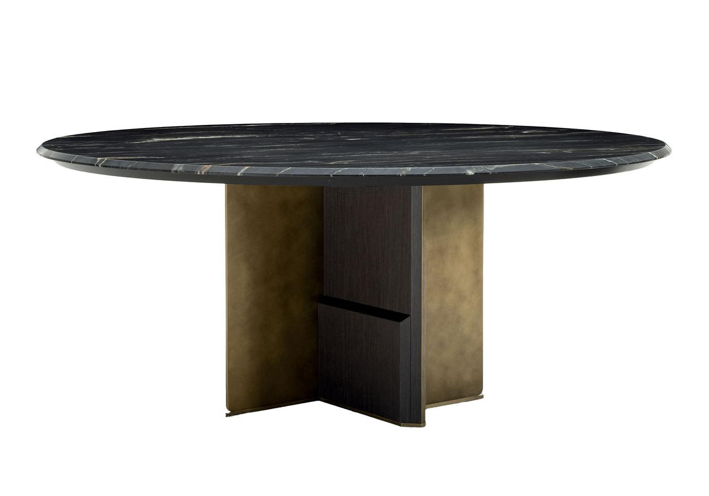 Kalos Ronde Marmeren Eettafel