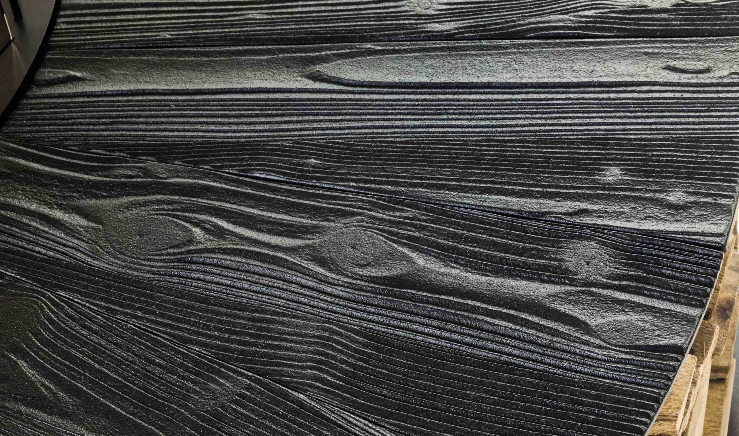 Zero gestructureerde vuurschaal zwart