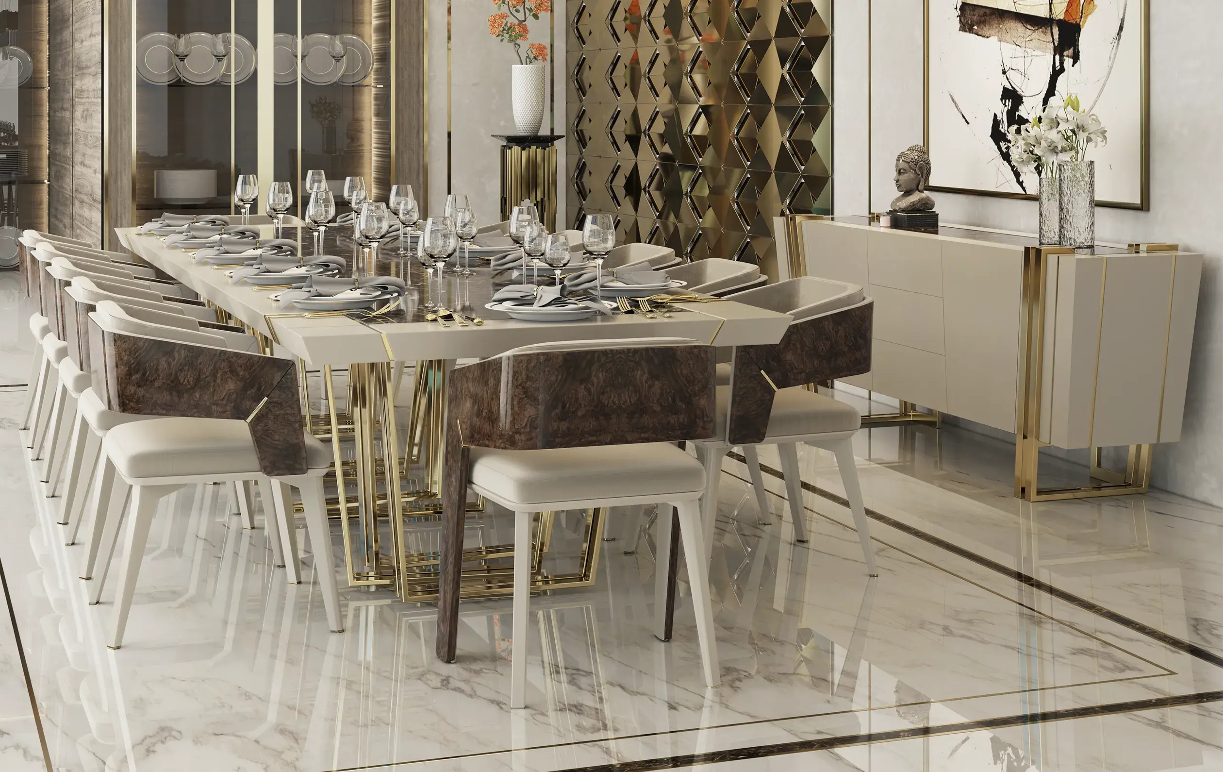 Ascend beige dressoir