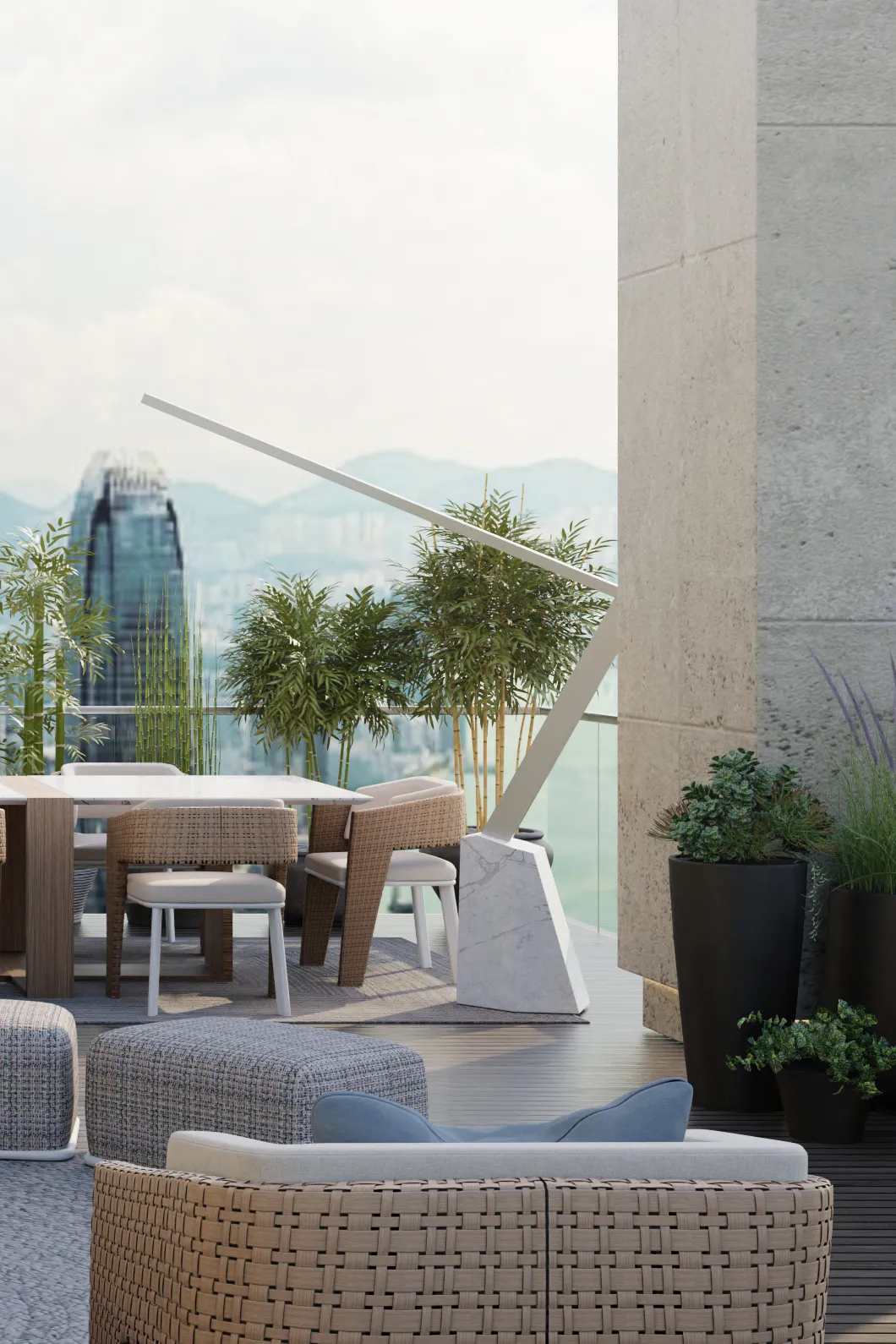 Horizon buiten vloerlamp