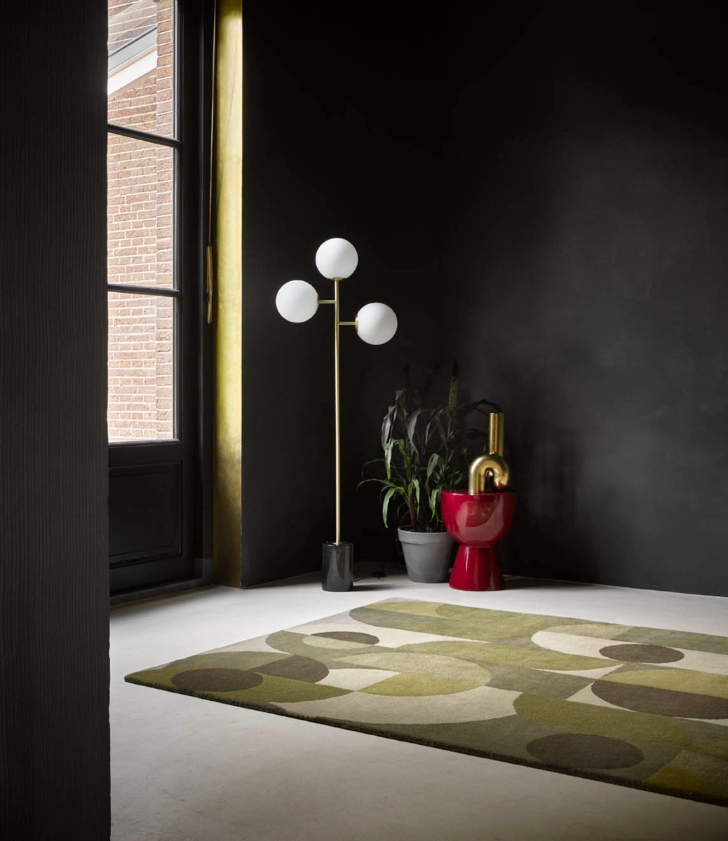 Decor cosmo greens tapijt | Maat: 140 × 200 cm