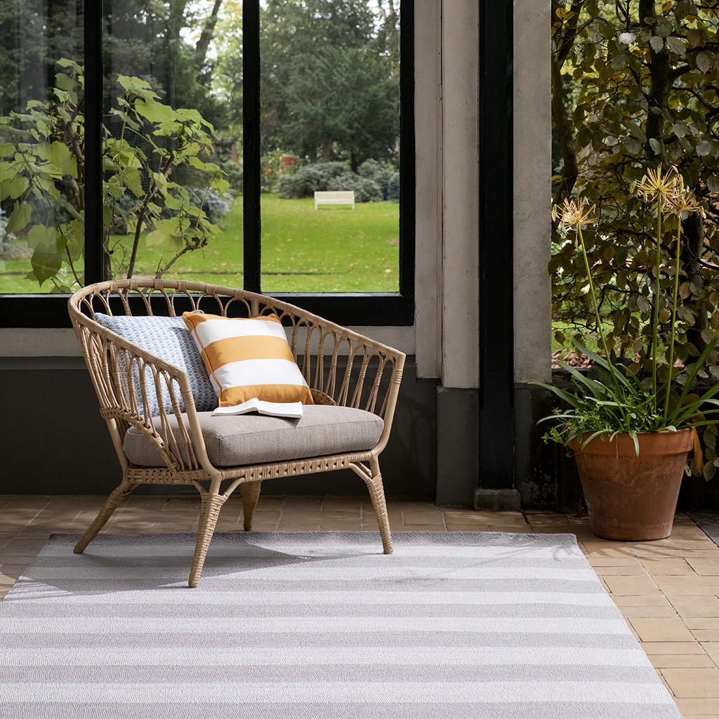 LA lille duifgrijs outdoor tapijt | Maat: 250 × 350 cm