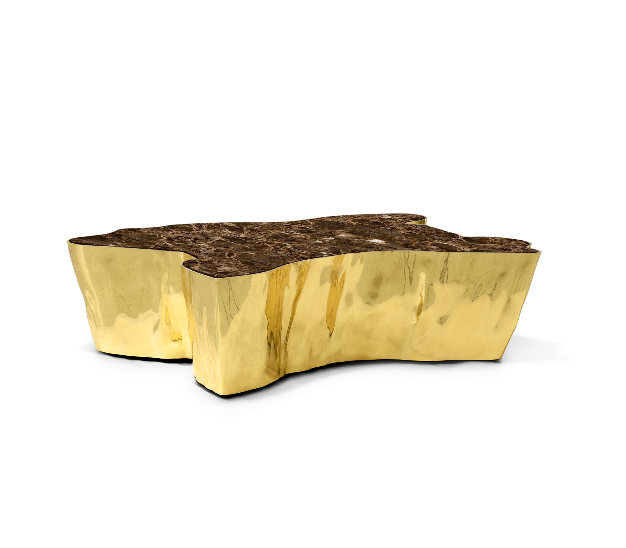 Paradise bruine stenen tafel | Afmetingen: B 138 × D 95 × H 36 cm Paradise bruine stenen tafel | Afmetingen: B 138 × D 95 × H 36 cm