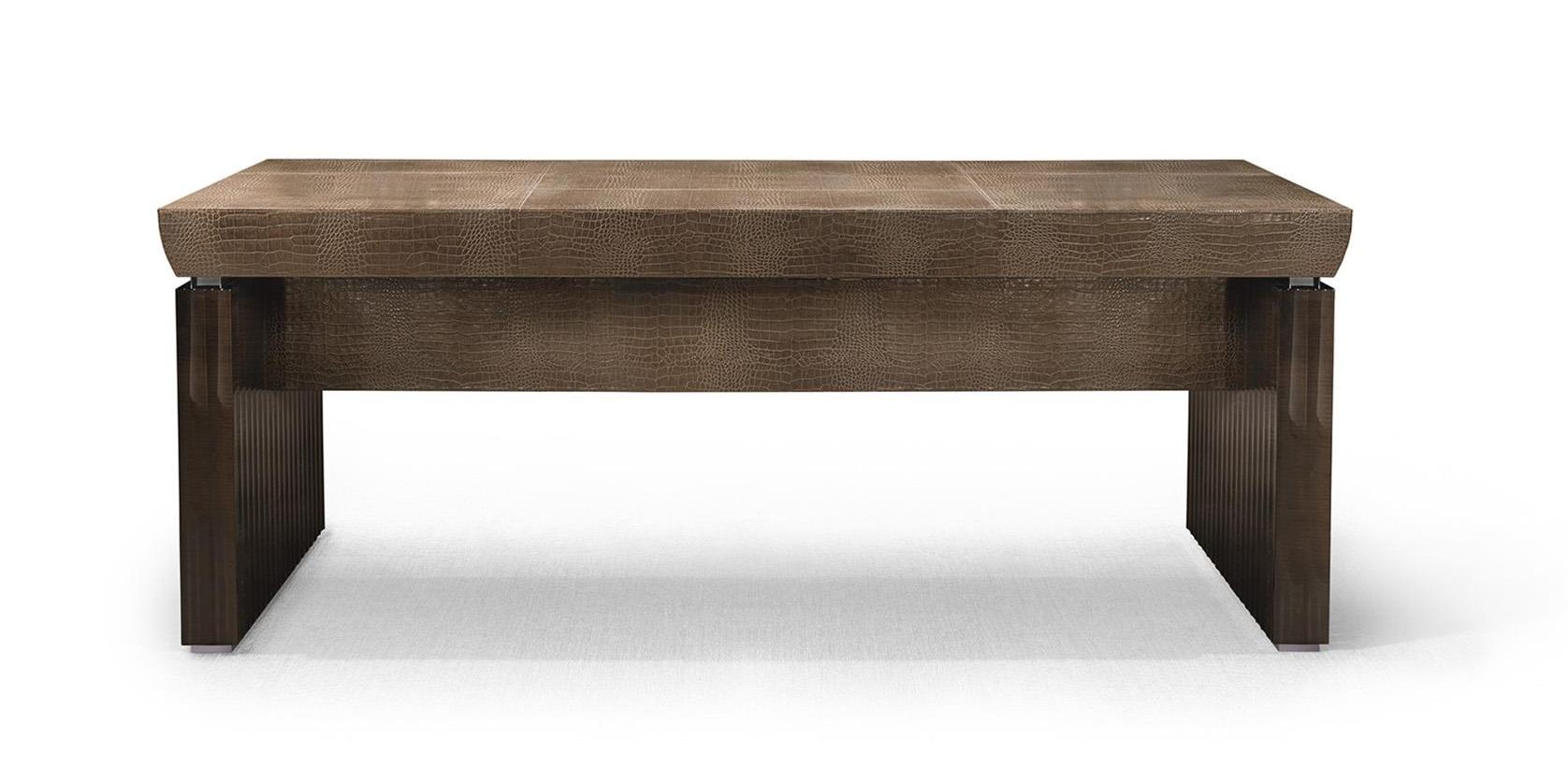 Luxe leren bureau