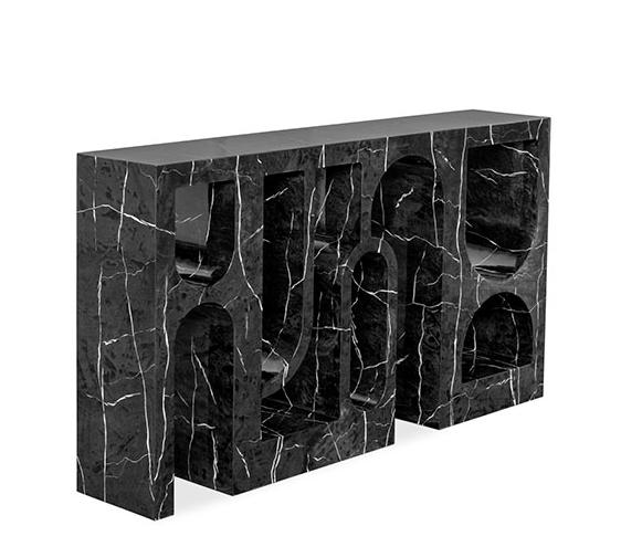 Glanzende premium console