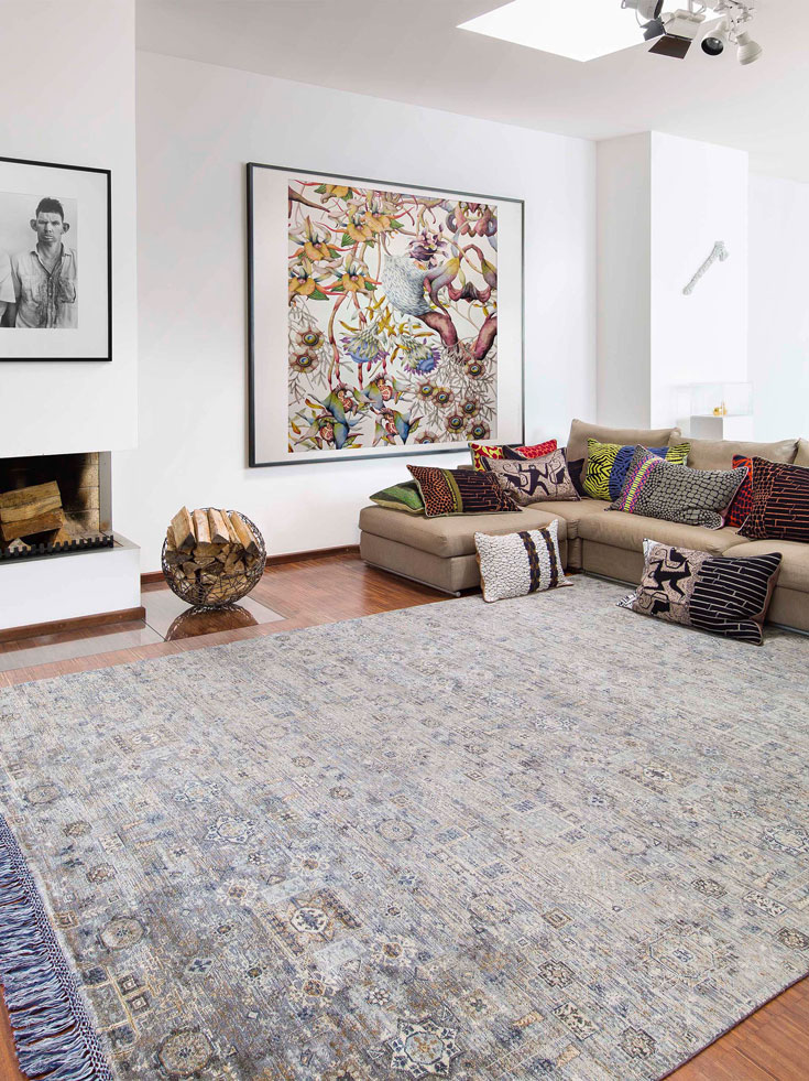 Agra handgemaakte luxe vloerkleed