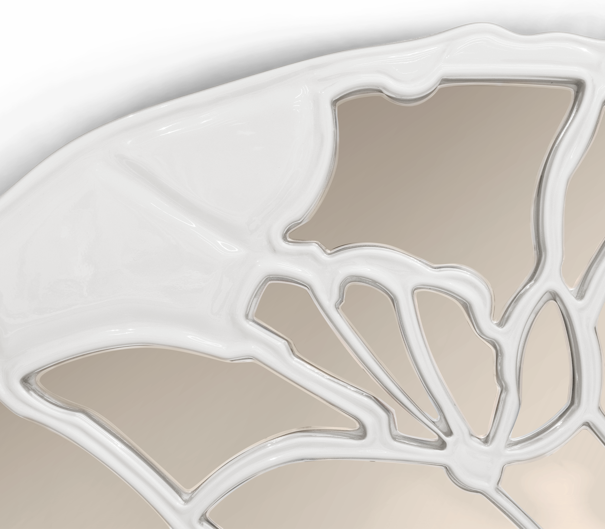 Artisan ivoren spiegel