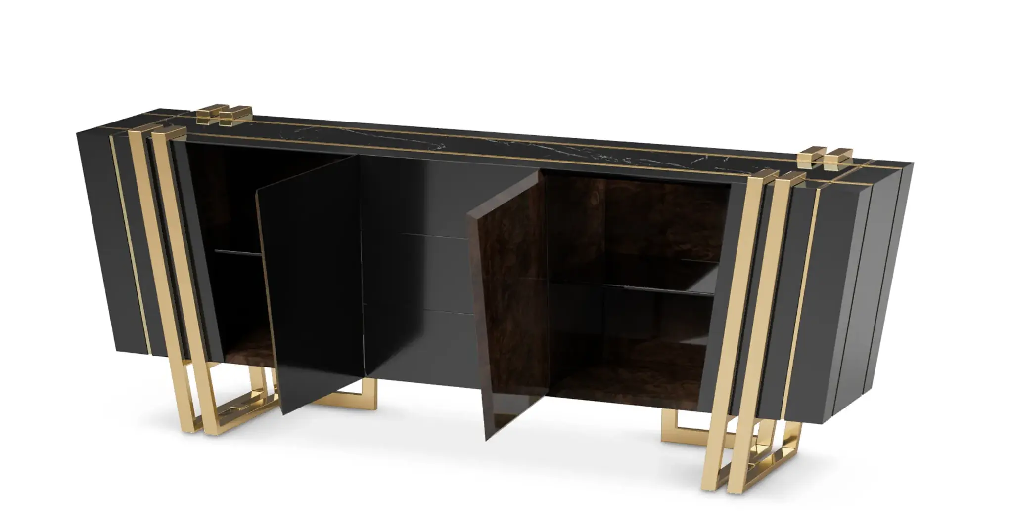 Ascend zwart dressoir