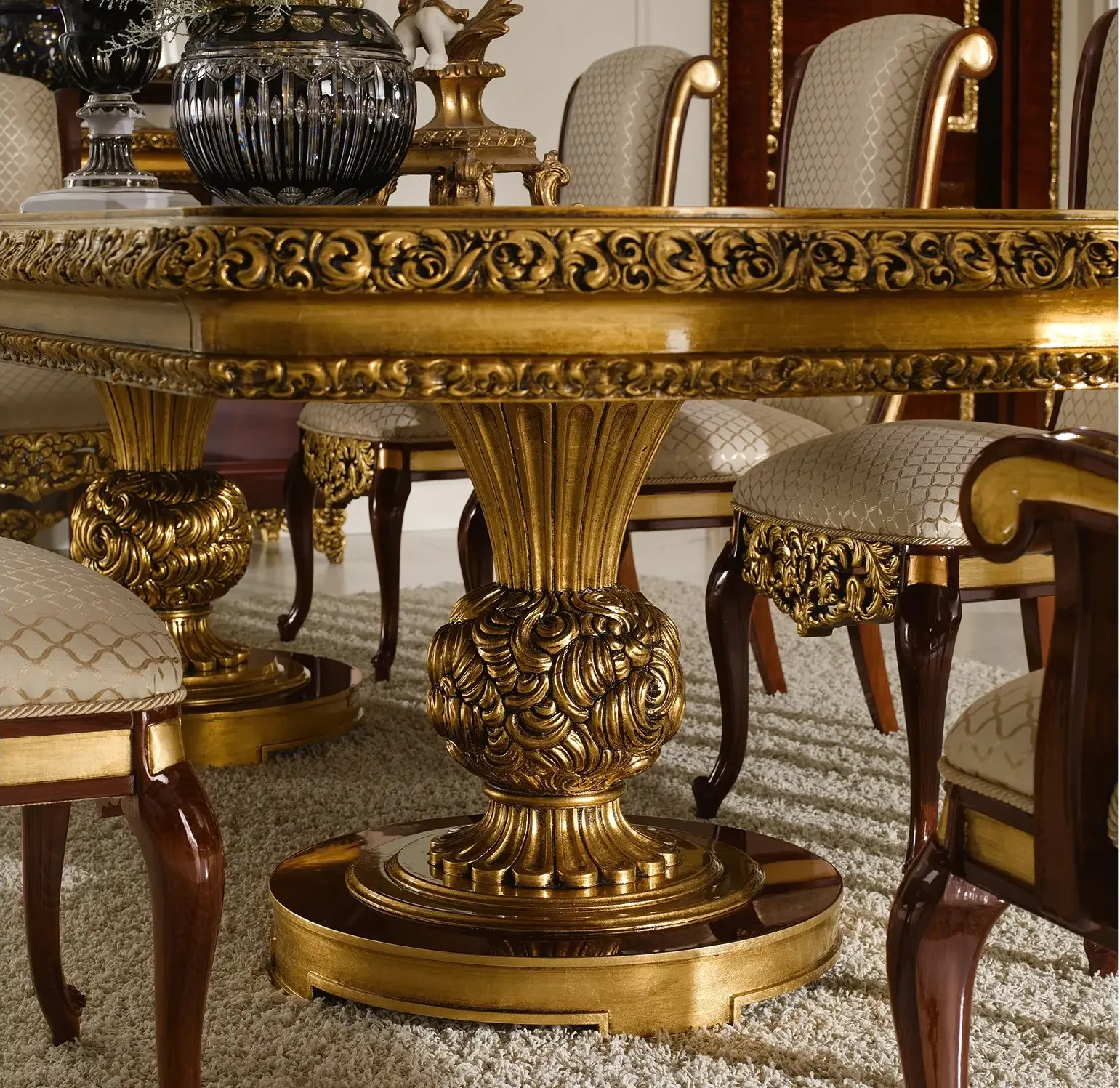 Elegance klassieke eettafel | Configuratie: Vast