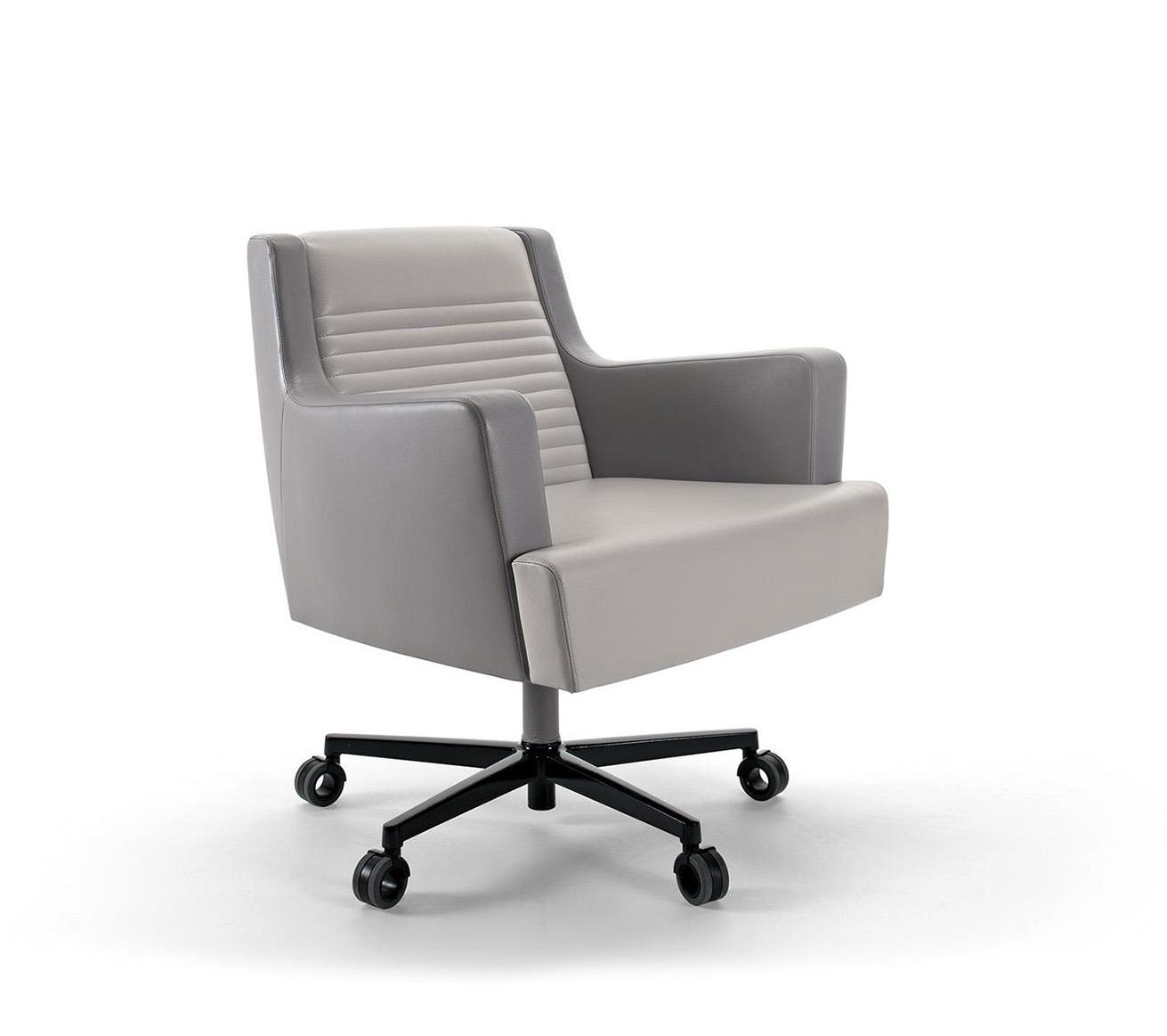 Executive leren bureaustoel