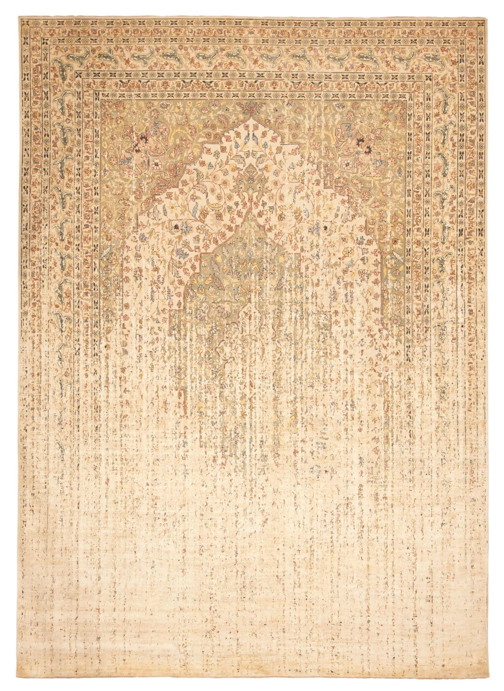 Tabriz park vendetta beige tapijt | Maat: 250 × 300 cm