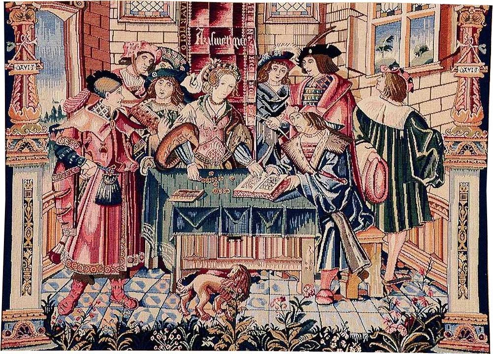 Arithmetic without Border wandtapijt | Maat: 50 × 67 cm