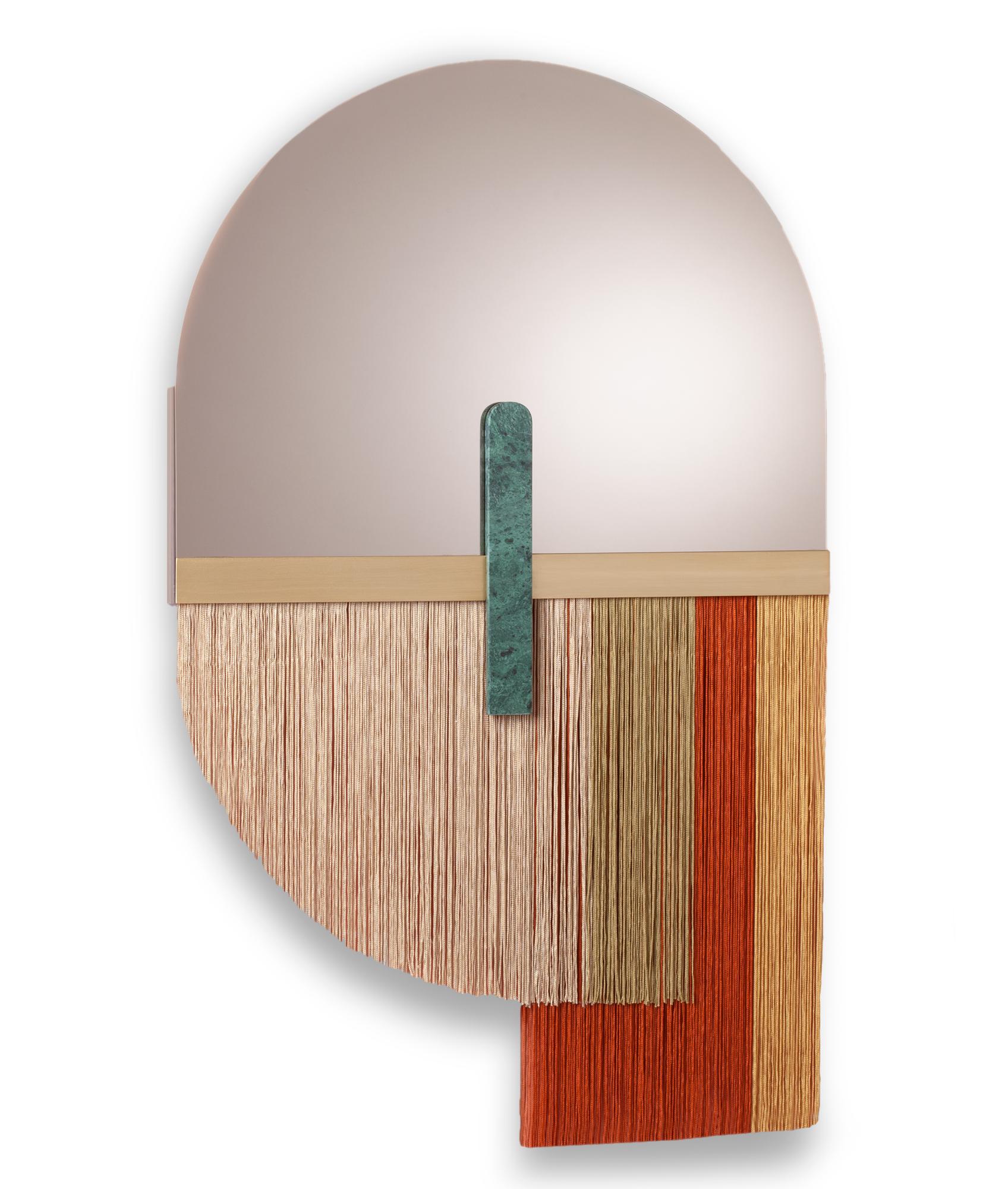 Souk rode decoratieve wandspiegel