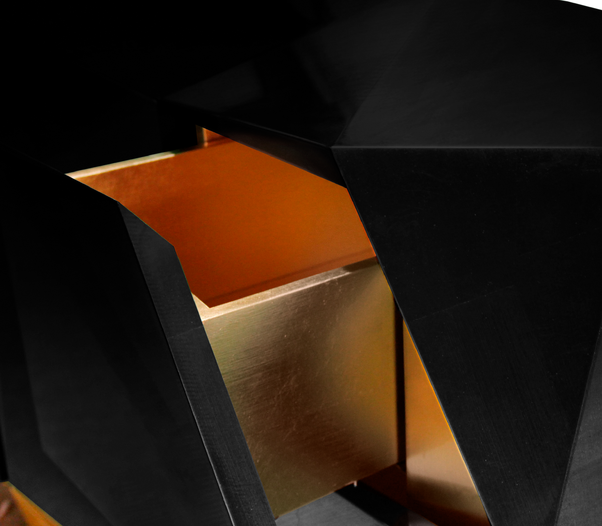 Prism 3 zwart dressoir