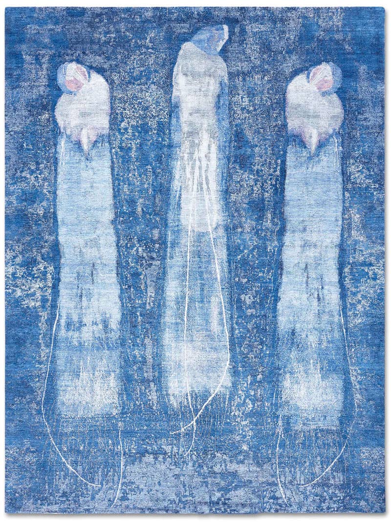 Three Birds handgeweven tapijt | Maat: 274 × 365 cm