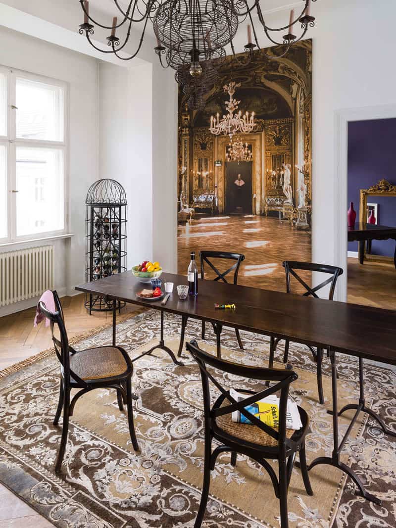 Aubusson Brown handgeweven tapijt | Maat: 122 × 183 cm