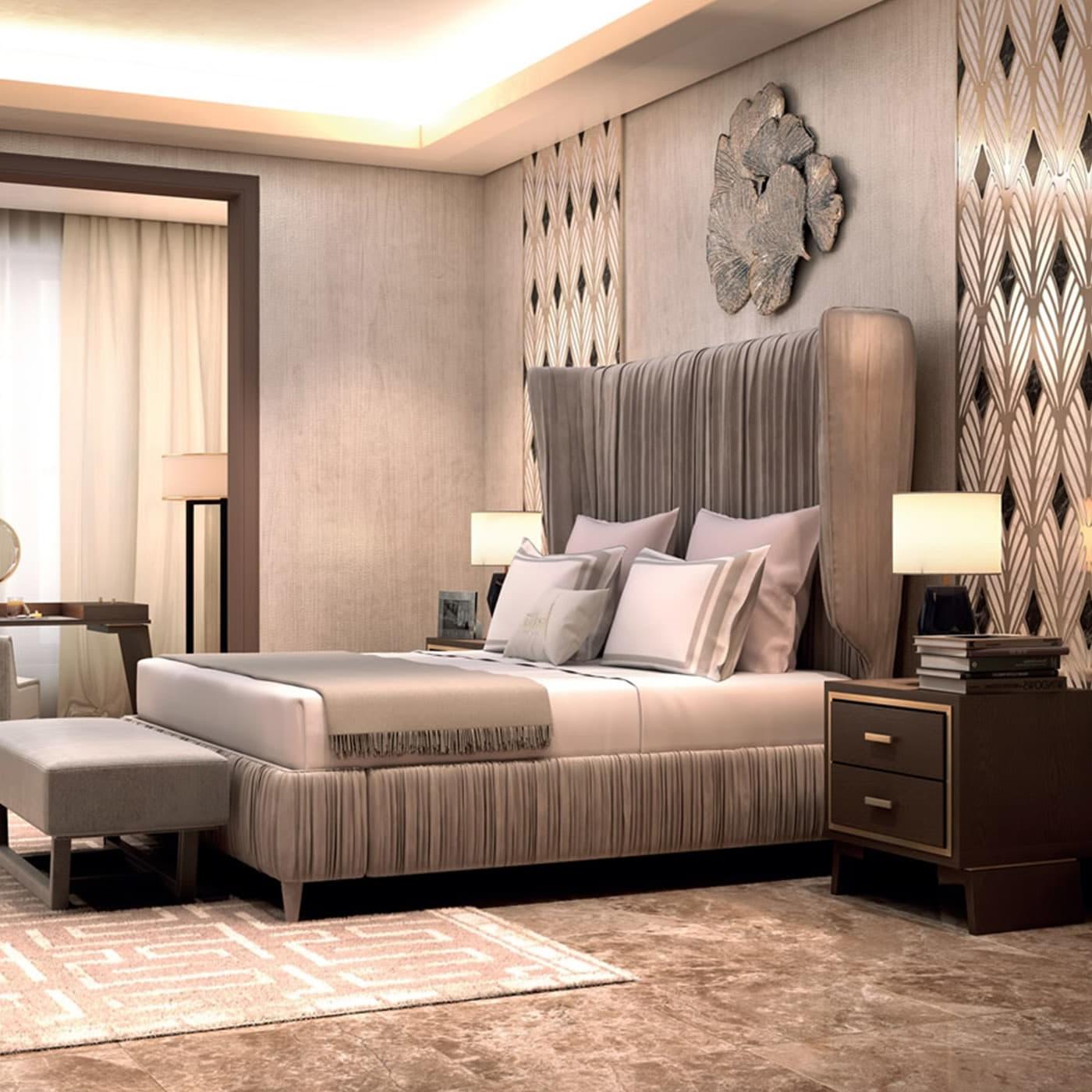 Hamptons houten Italiaans nachtkastje | Configuratie: 1 lade