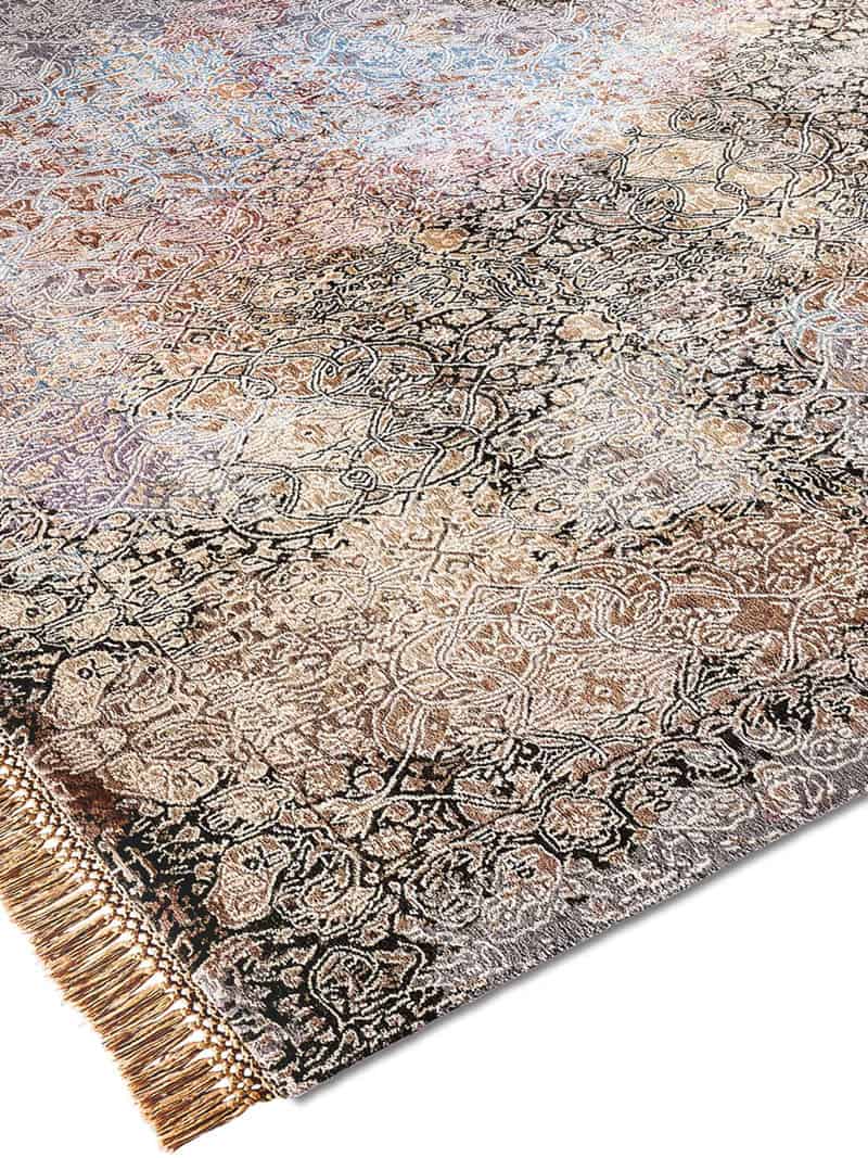 Ferahan Splash handgeweven tapijt | Maat: 140 × 210 cm