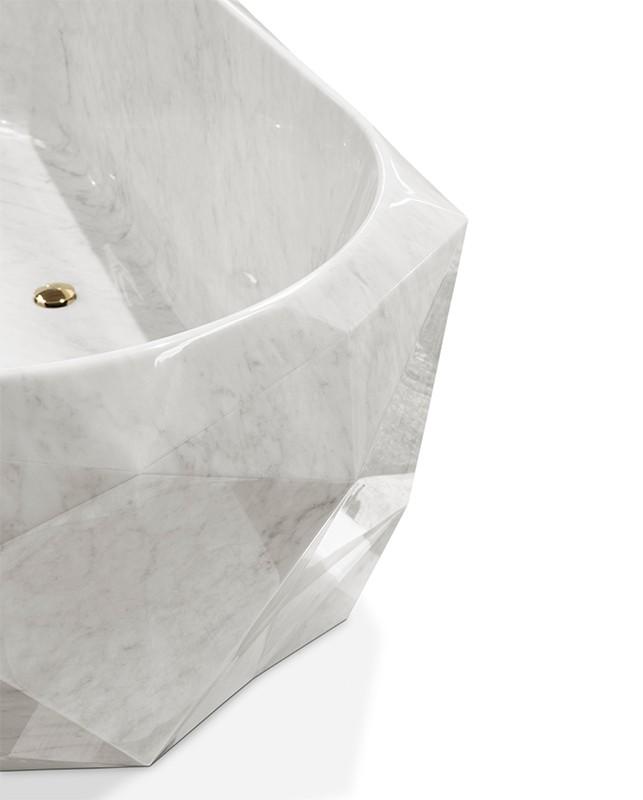 Gemstone marmer badkuip
