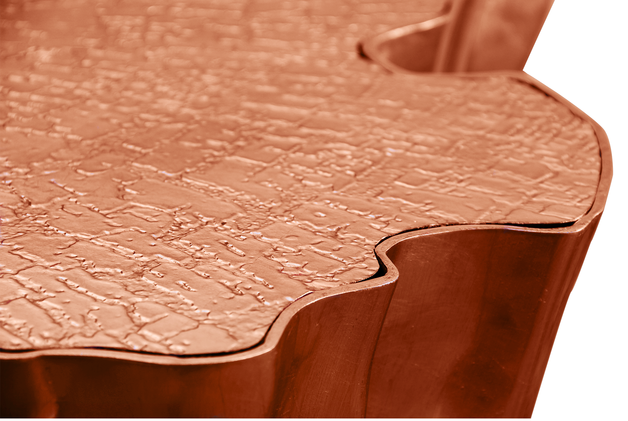 Paradise koperen salontafel | Afmetingen: B 138 × D 95 × H 36 cm Paradise koperen salontafel | Afmetingen: B 138 × D 95 × H 36 cm