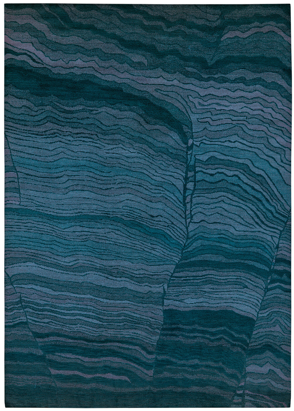 Hindukush blauw tapijt | Maat: 250 × 300 cm