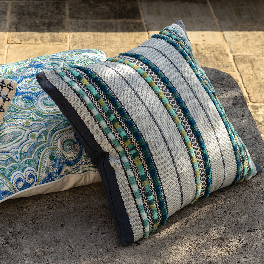 Mangala Indigo 50 × 50 kussen